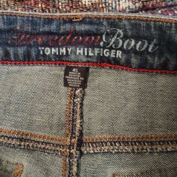 ‎Tommy Hilfiger Freedom Boot Women's size 4S medium wash bootcut jean - Picture 4 of 6
